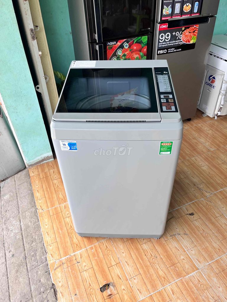 Máy giặt Aqua 8kg lồng lớn. Mua bán Máy giặt tại Thành phố Trà Vinh Trà Vinh được đăng bởi Điện Máy Điện Lạnh Thanh lý hình 1