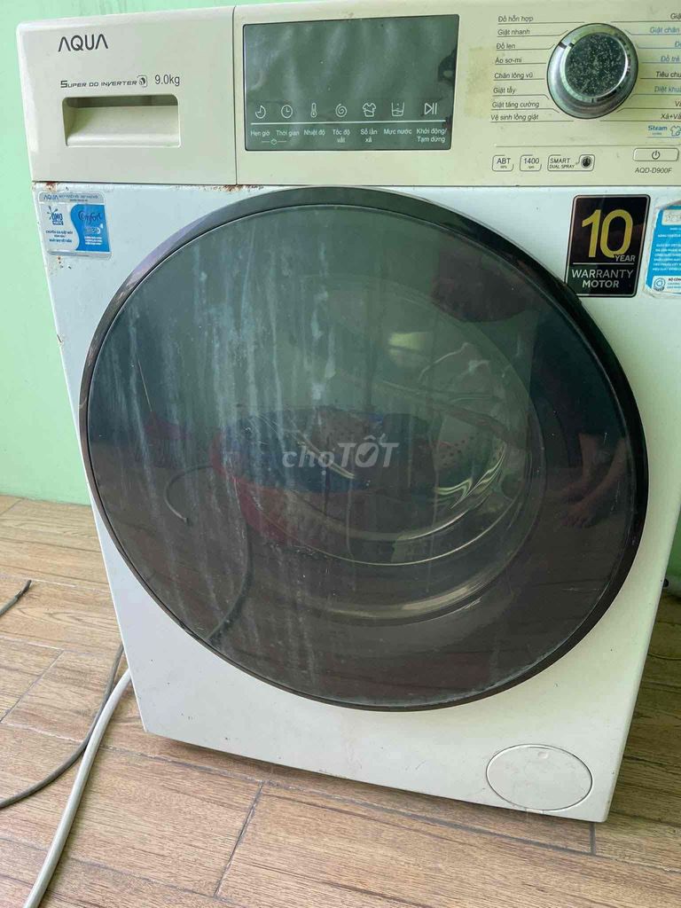 Máy giặt Aqua AQD-D900F 9.0kg Hỏng. Mua bán Máy giặt tại Thành phố Huế Thừa Thiên Huế được đăng bởi Anh hùng hình 1