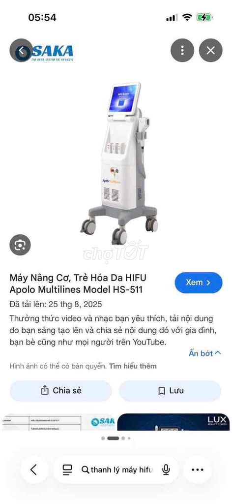 Máy nâng cơ Apollo Multilines HS-511 Trắng. Mua bán Phụ kiện thời trang khác tại Huyện Nhà Bè Tp Hồ Chí Minh được đăng bởi DH hình 1