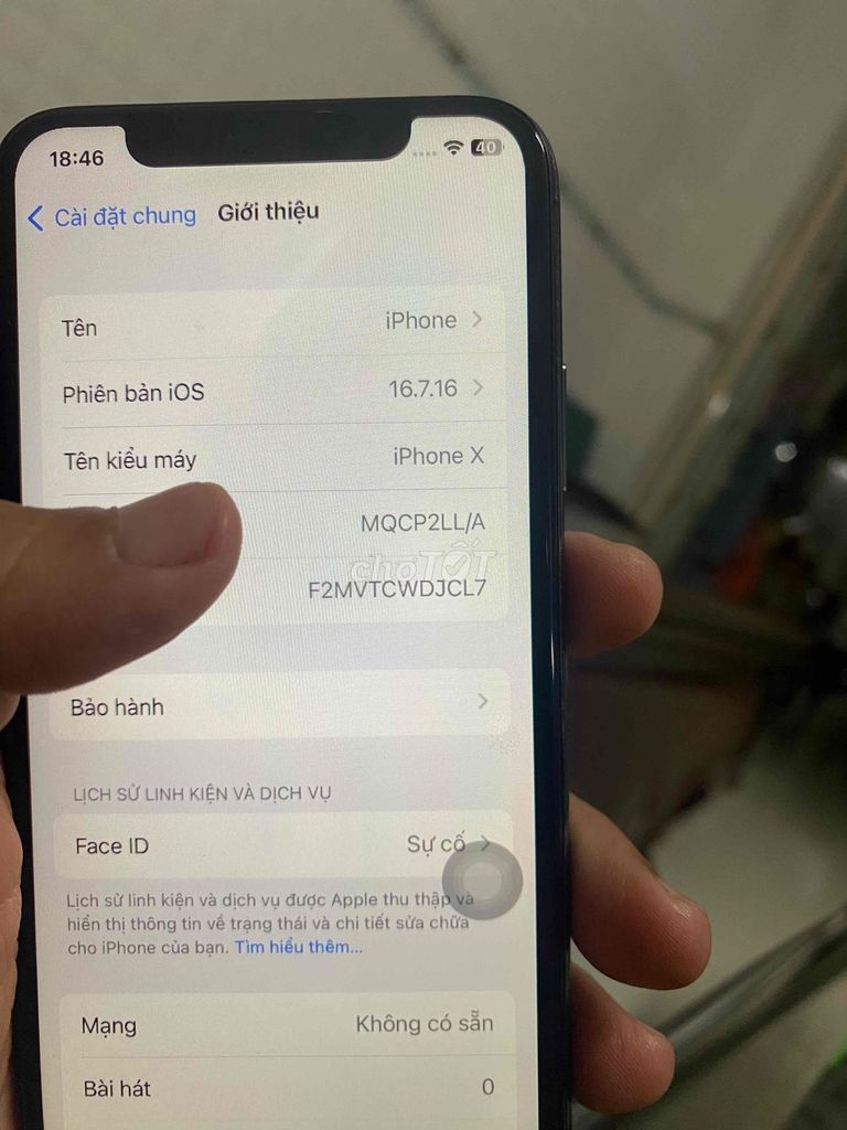 iphone x. Mua bán Điện thoại tại Thành phố Tây Ninh Tây Ninh được đăng bởi Ho Anh Khuong hình 1
