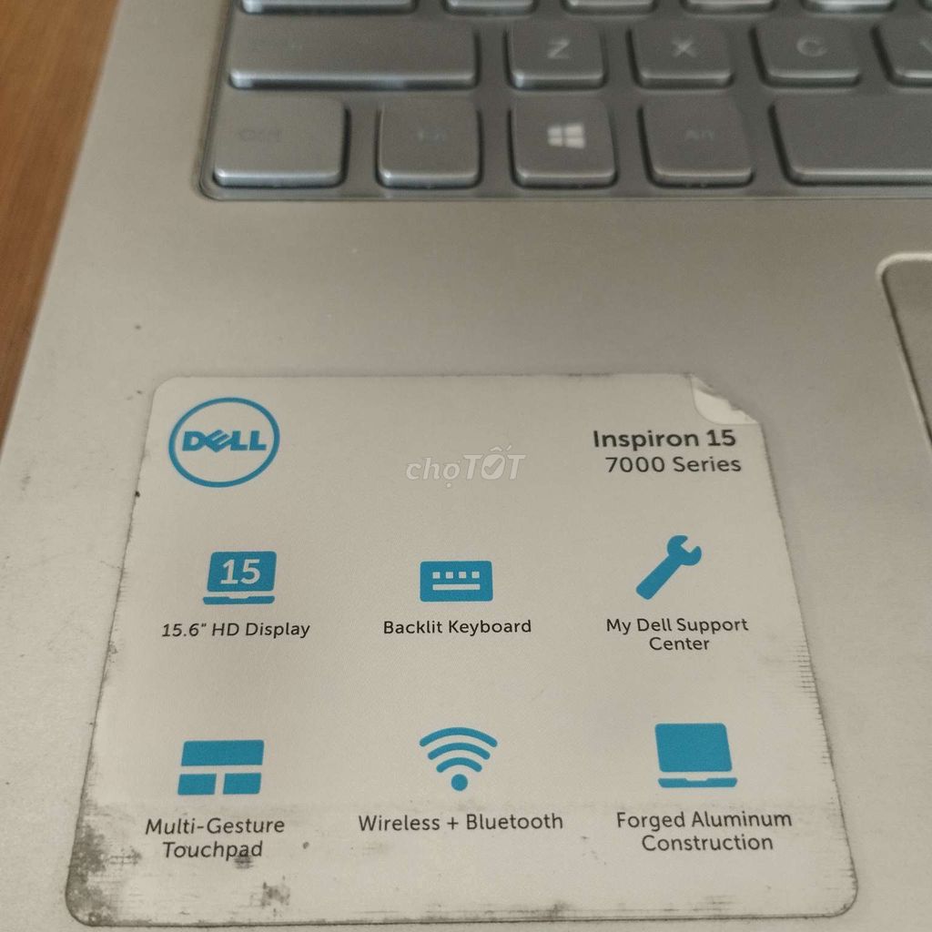 Cần bán lại Dell Inspiron 7000 core i5 màu bạc