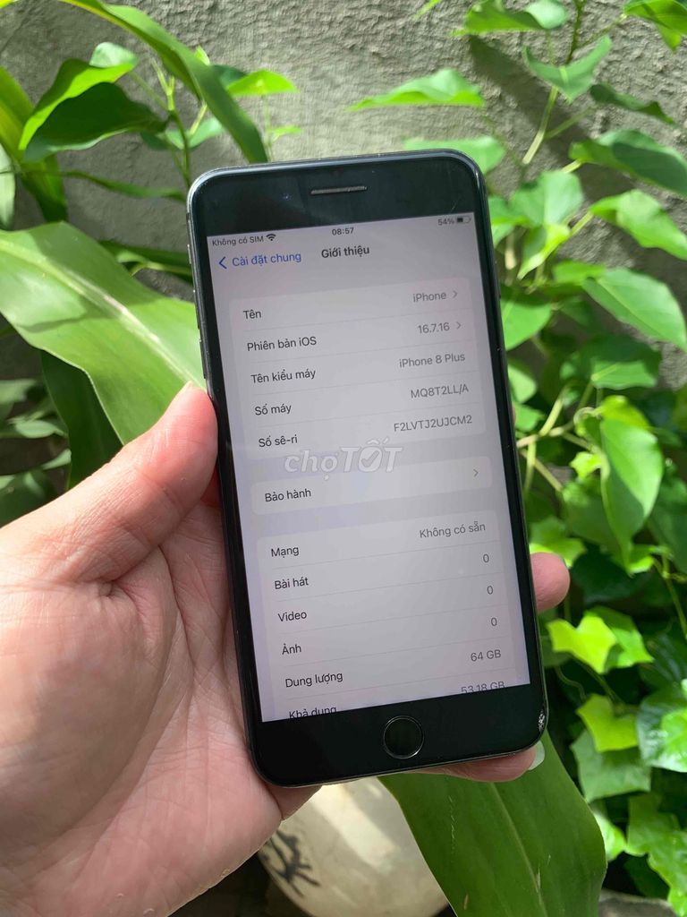 iPhone 8 Plus 64GB Đen Đã sử dụng. Mua bán Điện thoại tại Thành phố Biên Hòa Đồng Nai được đăng bởi Thạch Lê hình 1