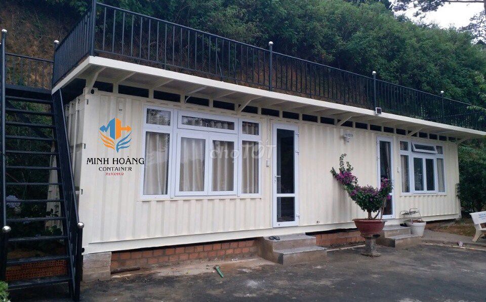 Container nhà ở 40 feet trắng có sân thượng . Mua bán Đồ dùng văn phòng tại Thành phố Dĩ An Bình Dương được đăng bởi Minh Hoàng Container hình 1