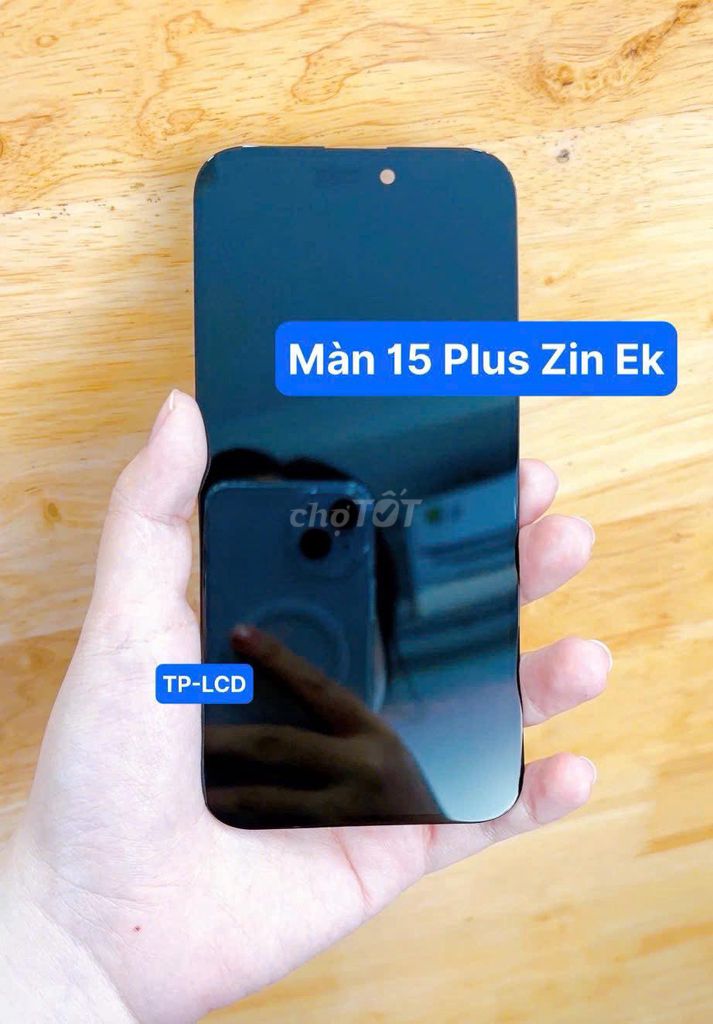 Màn hình iPhone 15 Plus Zin ép kính. Mua bán Linh kiện (RAM, Card...) tại Quận 8 Tp Hồ Chí Minh được đăng bởi Trần Linh hình 1