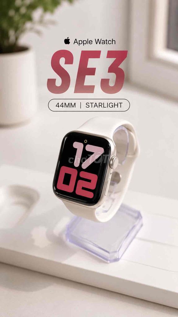 Apple Watch SE 3 44mm Starlight. Mua bán Thiết bị đeo thông minh tại Quận 5 Tp Hồ Chí Minh được đăng bởi A C V N hình 1