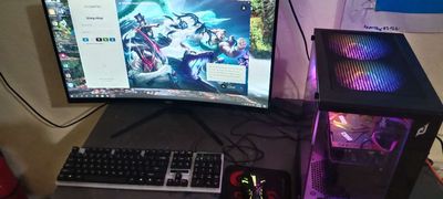 BỘ GAME H310 I3 9100F RAM 16G GTX1060 3g MH 27IN