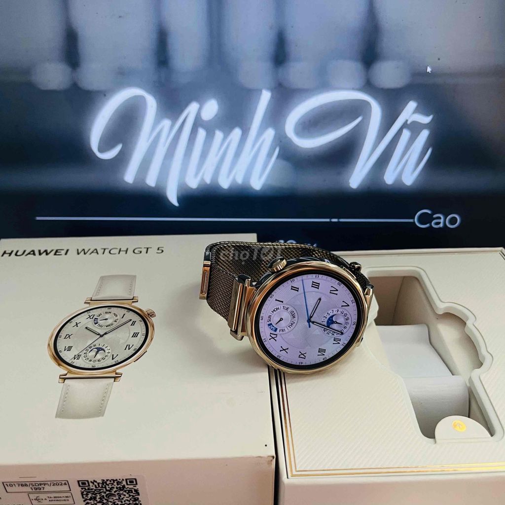 Huawei GT5 41mm Gold. Mua bán Thiết bị đeo thông minh tại Quận Gò Vấp Tp Hồ Chí Minh được đăng bởi Cao An Vũ hình 1