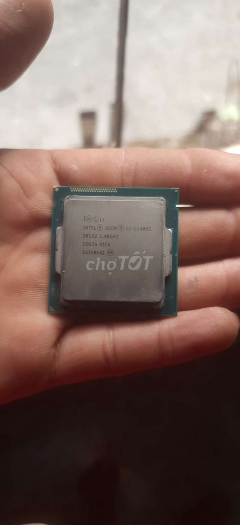 CPU Intel Xeon E3-1240 v3. Mua bán Linh kiện (RAM, Card...) tại Huyện Cẩm Mỹ Đồng Nai được đăng bởi ToànĐN hình 1