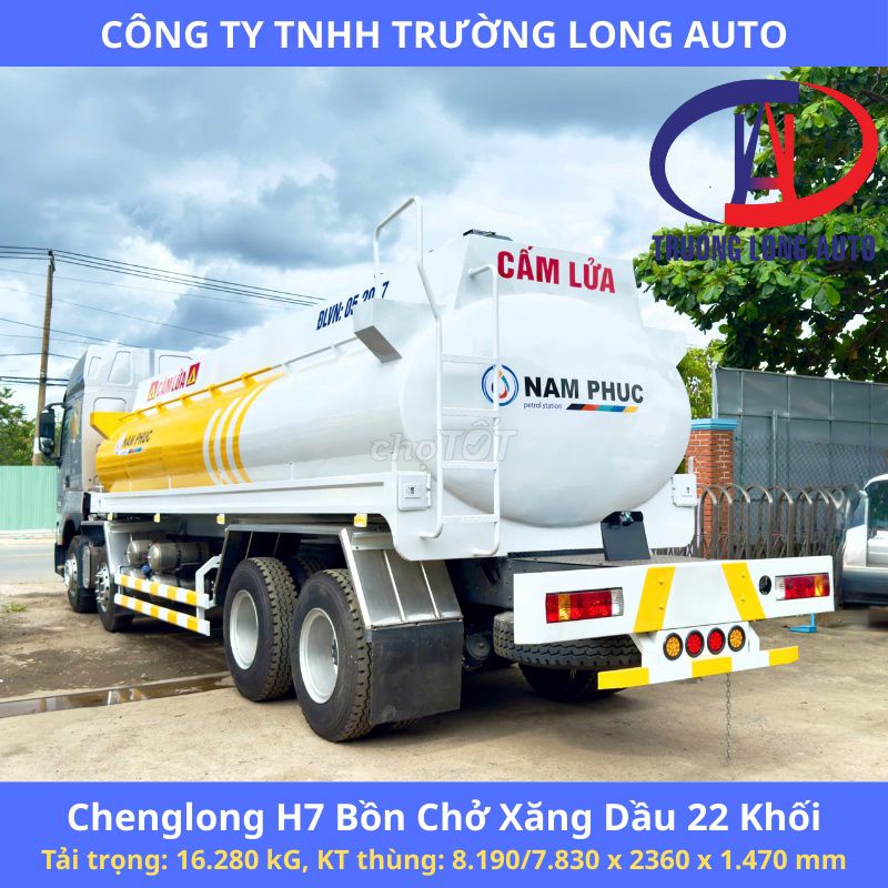 Xe bồn Chenglong H7 22 khối mới 100%. Mua bán Phương tiện khác tại Thành phố Thuận An Bình Dương được đăng bởi XE CHUYÊN DÙNG ÂN KHOA hình 3
