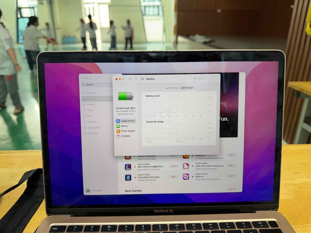 MacBook Air M1 - 8GB RAM, SSD, Đã sử dụng. Mua bán Laptop tại Quận Nam Từ Liêm Hà Nội được đăng bởi Tú Nguyễn hình 1