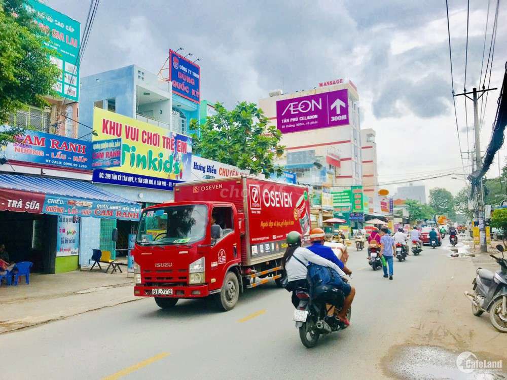 Cho thuê MTKD Tân Kỳ Tân Quý-4x22m, 1 trệt 1 lầu, sát AEON Tân Phú