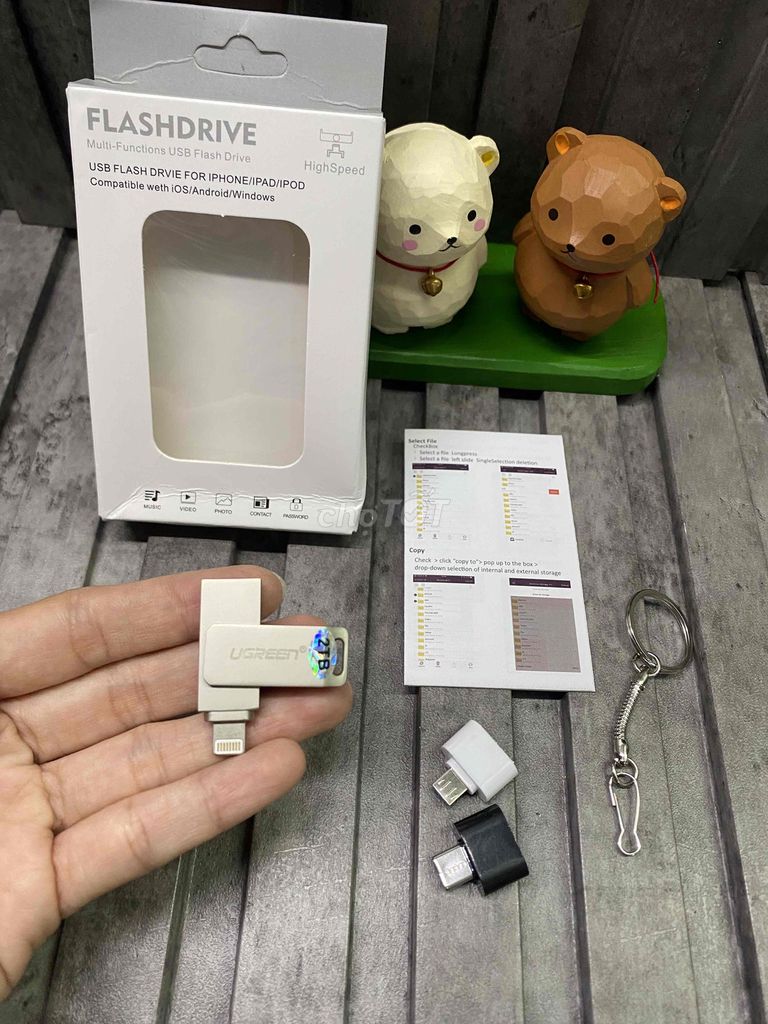 USB UGREEN 2TB Bạc Kim loại. Mua bán Phụ kiện (Màn hình, Chuột...) tại Huyện Nhà Bè Tp Hồ Chí Minh được đăng bởi Trân hình 1