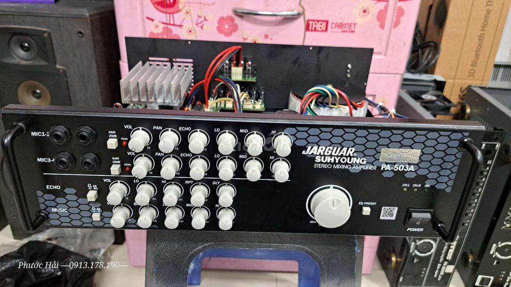 Amply Jarguar PA-503A Hàn Quốc 500W Nguyên zin. Mua bán Tivi, Âm thanh tại Quận Bình Tân Tp Hồ Chí Minh được đăng bởi PH Computer Music hình 1