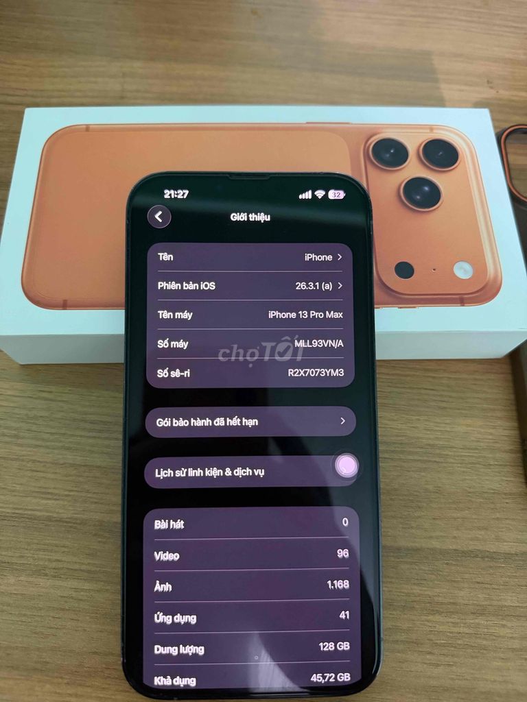 Apple iPhone 13 Pro Max 128GB Xanh VN/A. Mua bán Điện thoại tại Huyện Long Thành Đồng Nai được đăng bởi Thiện hình 1