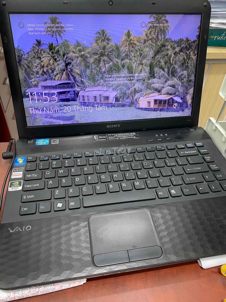 Sony Vaio VPCEG28FG i5 4GB/SSD128GB Đen. Mua bán Laptop tại Thị xã Tân Uyên Bình Dương được đăng bởi T R Í hình 1