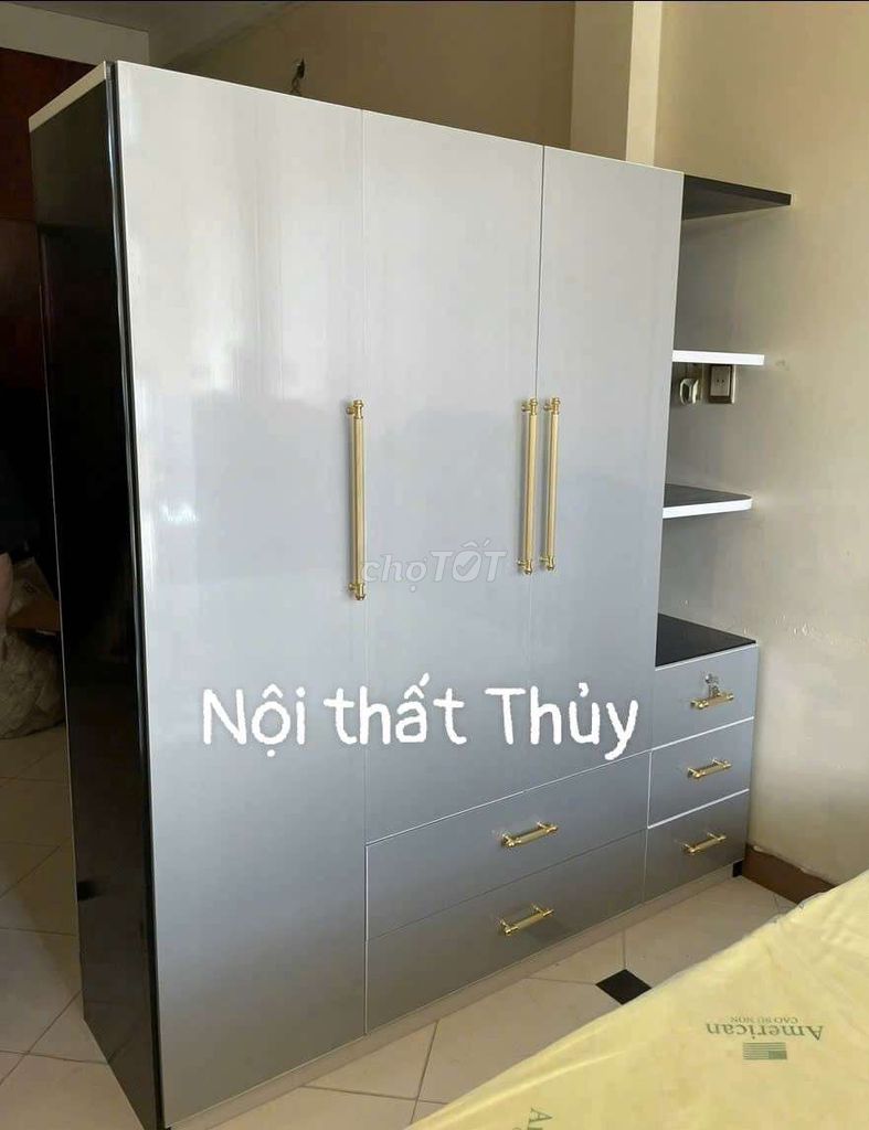 Tủ quần áo Nhựa Đài Loan Xám 1m6x1m8. Mua bán Tủ, kệ gia đình tại Quận 10 Tp Hồ Chí Minh được đăng bởi Phương thủy hình 1