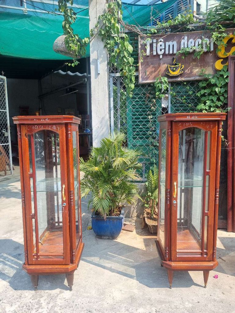 Tủ rượu gỗ kính. Mua bán Tủ, kệ gia đình tại Quận Bình Tân Tp Hồ Chí Minh được đăng bởi Đồ Gỗ Việt Xưa hình 1