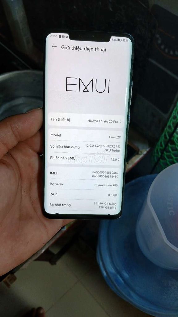 Huawei Mate 20 Pro Ram8  128GB gl. Mua bán Điện thoại tại Quận 12 Tp Hồ Chí Minh được đăng bởi anh khang  hình 1