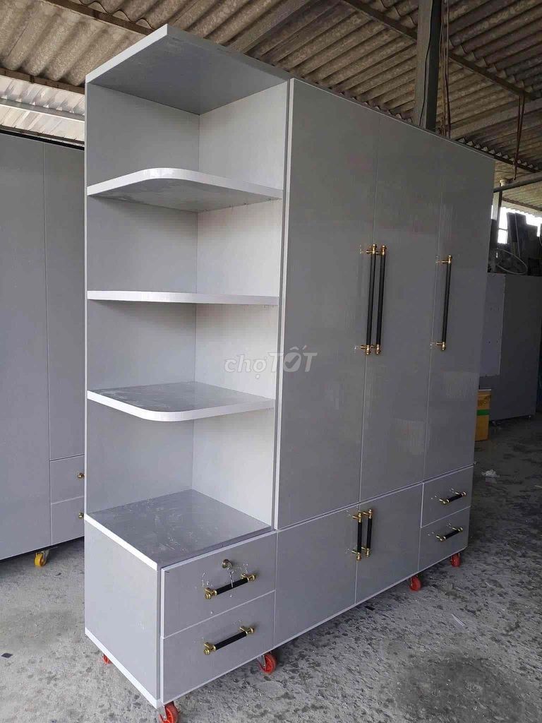 Tủ quần áo Nhựa Đài Loan 3 cánh 1 kệ tt xám nhạt q. Mua bán Tủ, kệ gia đình tại Quận 6 Tp Hồ Chí Minh được đăng bởi hạnh hình 1