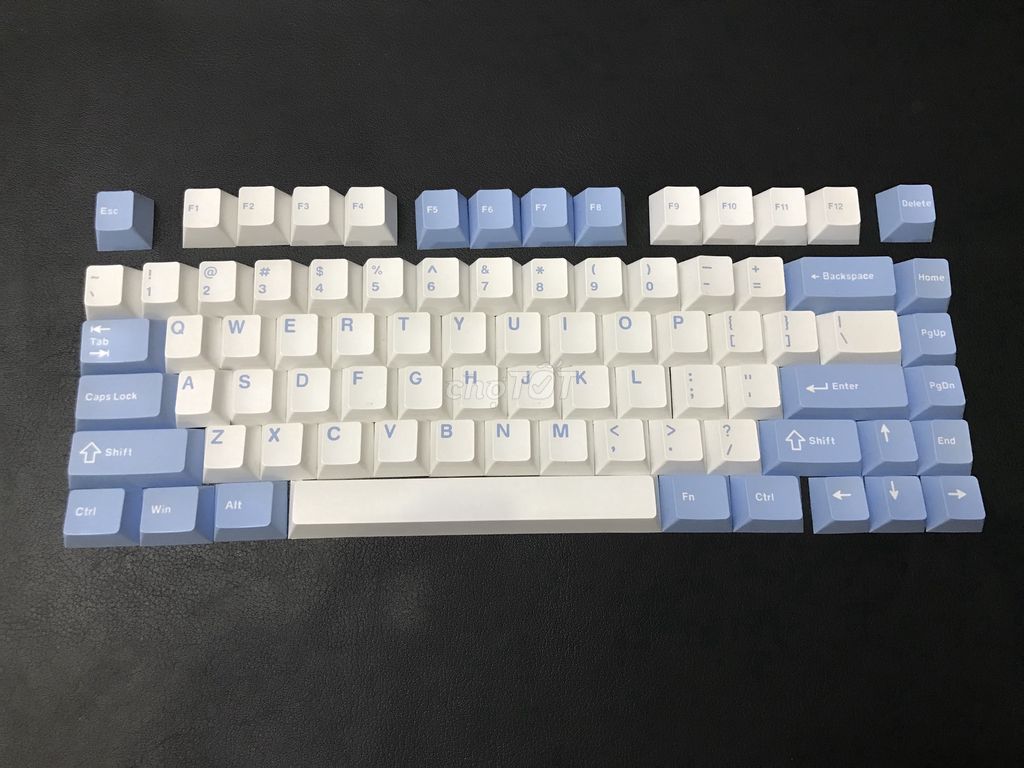 Keycap trắng xanh, cherry, layout 65%, 75%. Mua bán Phụ kiện (Màn hình, Chuột...) tại Huyện Vĩnh Cửu Đồng Nai được đăng bởi Vinh Nguyen hình 1
