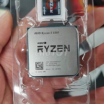 CPU AMD Ryzen 5 5500 Tray (AM4, 6 Nhân 12 Luồng). Mua bán Linh kiện (RAM, Card...) tại Quận 6 Tp Hồ Chí Minh được đăng bởi Trần Thành Đại hình 1