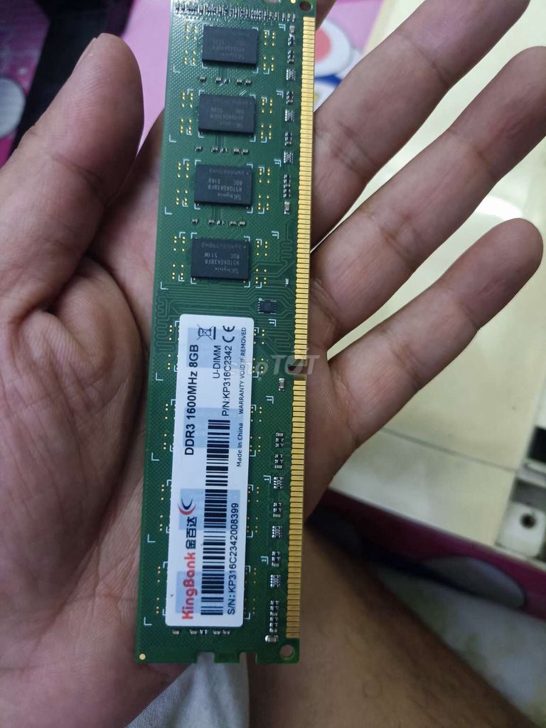 Ram ddr3 8gb bus 1600