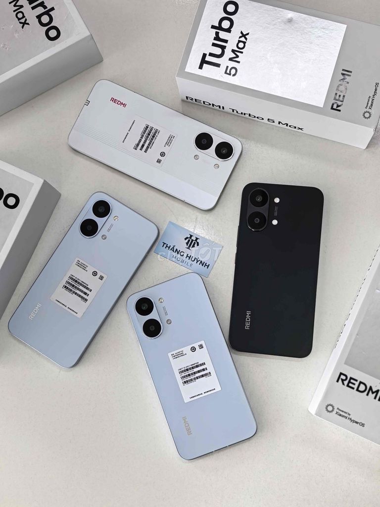Xiaomi Redmi Turbo 5 Max 12GB/256G đủ màu siêu đẹp. Mua bán Điện thoại tại Thành phố Thuận An Bình Dương được đăng bởi THẮNG HUỲNH MOBILE THUẬN GIAO BÌNH DƯƠNG hình 1
