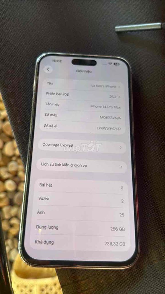 Apple iPhone 14 Pro Max 256GB VN/A. Mua bán Điện thoại tại Huyện Thống Nhất Đồng Nai được đăng bởi NẪU hình 1
