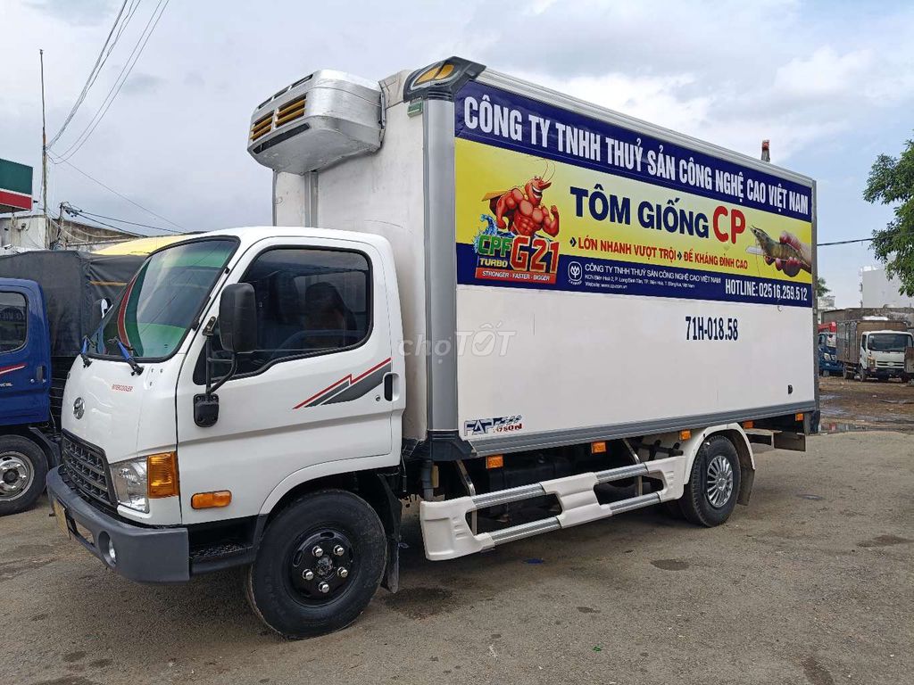 Hyundai 3t5 đông lạnh 2014, thùng 2 đáy cao 2,2m. Mua bán Xe tải, xe ben tại   được đăng bởi Lê văn Khoa  hình 1