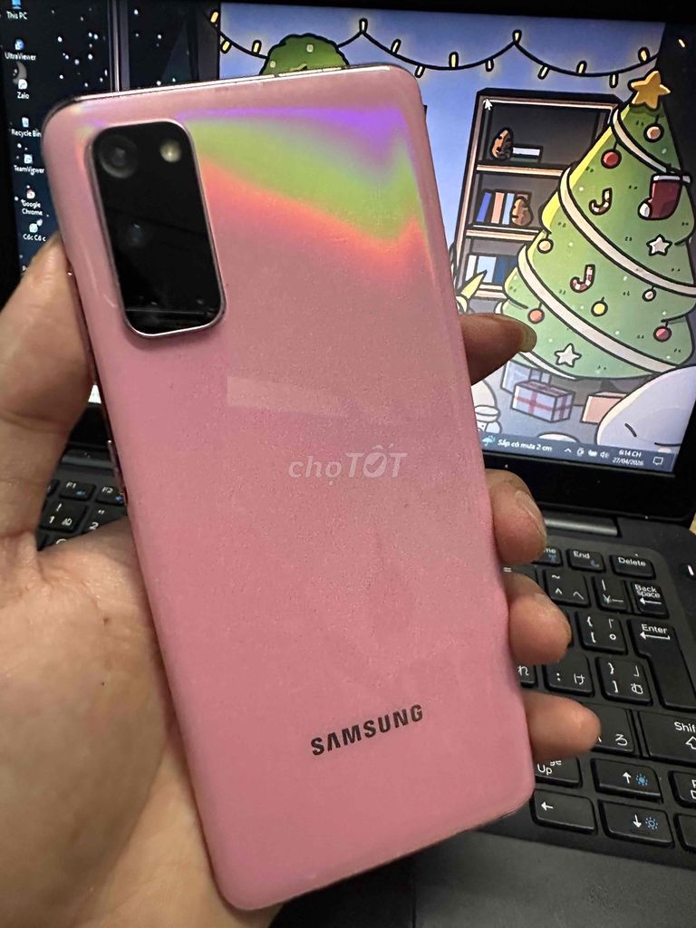 Samsung Galaxy S20 5G 128GB Hồng. Mua bán Điện thoại tại Quận Hoàng Mai Hà Nội được đăng bởi TĐT hình 1
