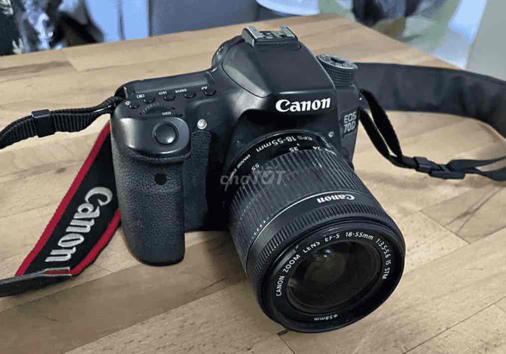 Máy ảnh Canon EOS 70D Đen 18-55mm. Mua bán Máy ảnh, Máy quay tại Huyện Lạng Giang Bắc Giang được đăng bởi Giáp Nhất hình 1