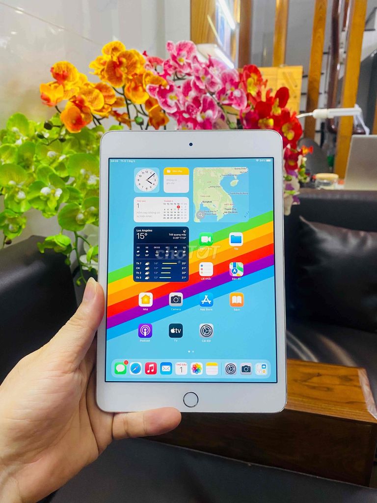 ipad mini 4 128G, zin, còn vân, pin tốt, full cn. Mua bán Máy tính bảng tại Quận Tân Bình Tp Hồ Chí Minh được đăng bởi ANH ĐỨC Store hình 1
