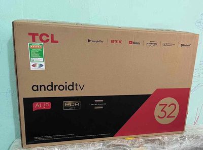 Android Tivi TCL 32L61 HDR10 Giọng nói NEW Fullbox