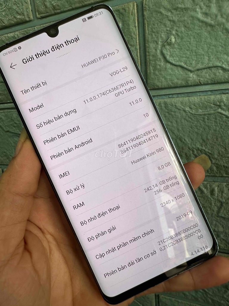 huawei p30 pro 8/256 nhận gl trao đổi