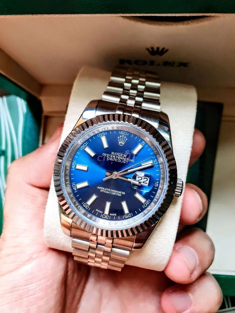 Đồng hồ cơ auto mặt blue 41mm. Mua bán Đồng hồ tại Quận 10 Tp Hồ Chí Minh được đăng bởi Nguyễn Văn Hiếu hình 1