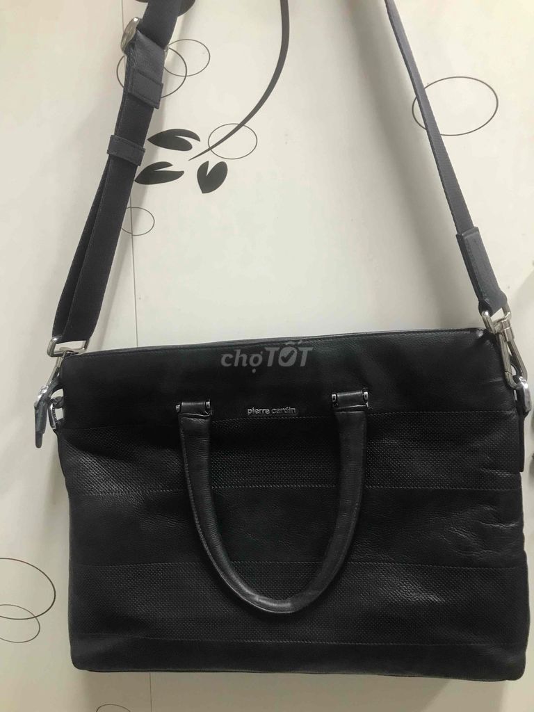 Cặp công sở Pierre Cardin Nam Da Đen. Mua bán Túi xách tại Huyện Tân Phước Tiền Giang được đăng bởi Đồ Nhà Không Dùng hình 1