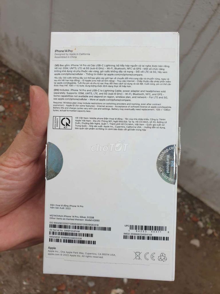 iPhone 14 Pro 512GB Bạc FPT Shop. Mua bán Điện thoại tại Quận Hà Đông Hà Nội được đăng bởi Long Nguyen hình 1