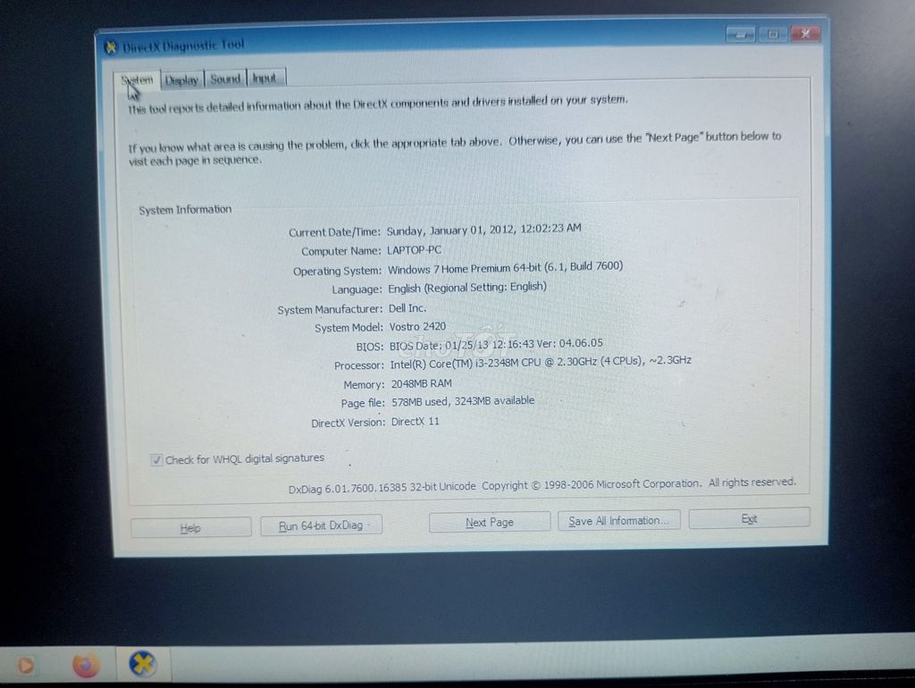 Thanh lý laptop dell core i3