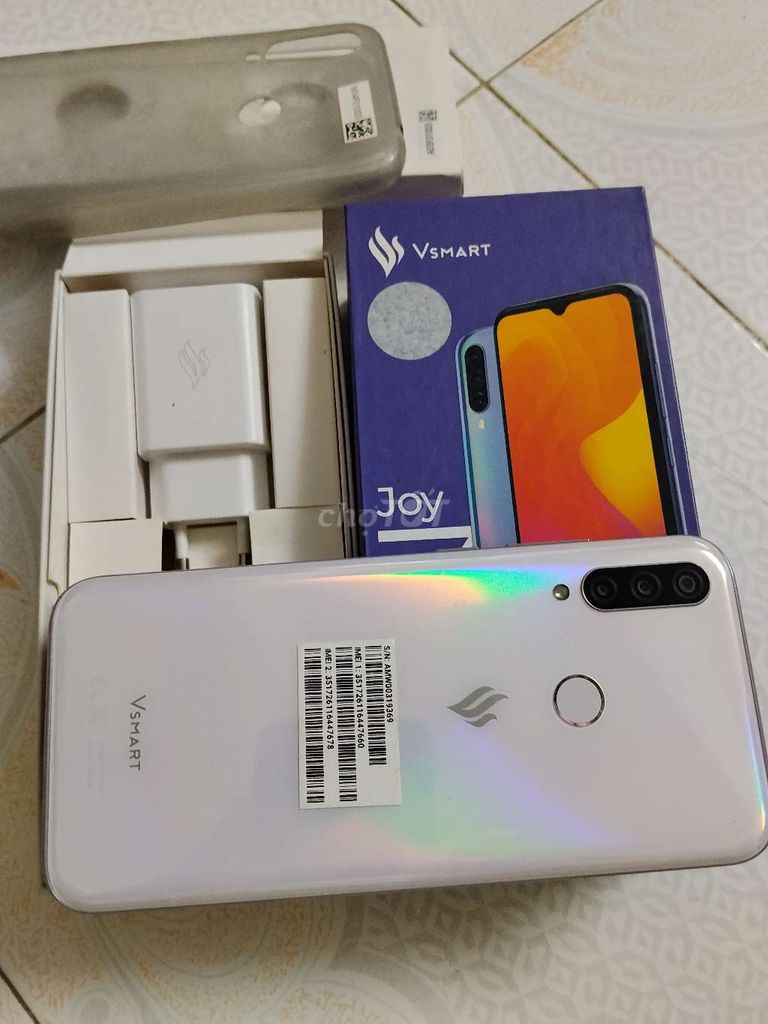 Vsmart Joy 3 64GB Trắng 2 sim. Mua bán Điện thoại tại Quận Đống Đa Hà Nội được đăng bởi denluhai hình 1