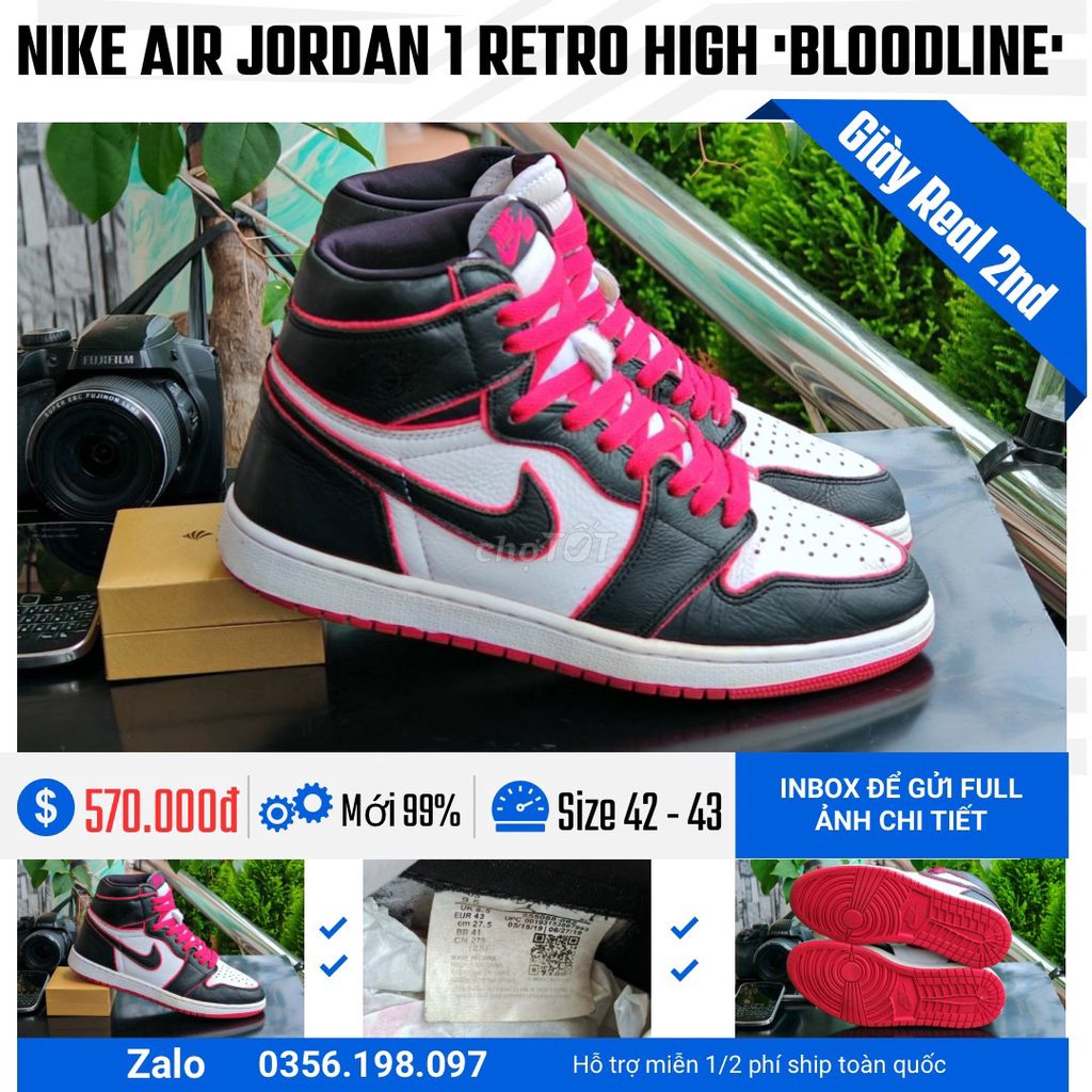 [CHÍNH HÃNG] [Mới 99%] Giày Nike Air Jordan 1 . Mua bán Giày dép tại Quận Ngô Quyền Hải Phòng được đăng bởi chú CÔNG AN bán giày CHÍNH HÃNG hình 1