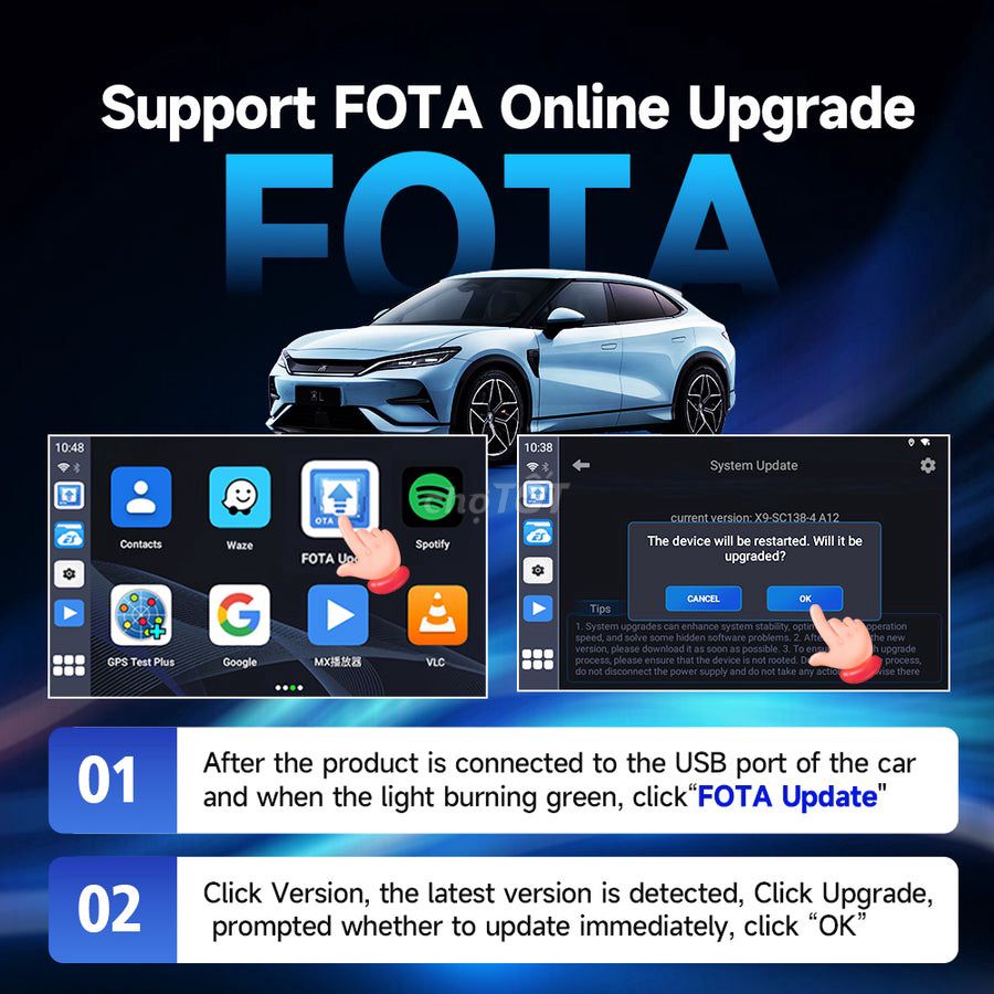 CARLINKIT TBOX S2P -ANDROID BOX CHO Ô TÔ, ANDROID. Mua bán Phụ tùng xe tại Thành phố Thủ Đức Tp Hồ Chí Minh được đăng bởi Happy Journeys hình 5