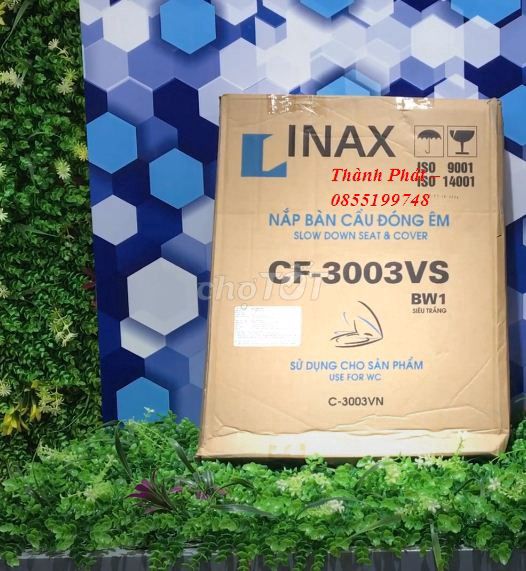 Nắp bồn cầu INAX CF-3003VS Nhựa Trắng Đóng êm. Mua bán Thiết bị vệ sinh, nhà tắm tại Quận Nam Từ Liêm Hà Nội được đăng bởi THÀNH PHÁT hình 1
