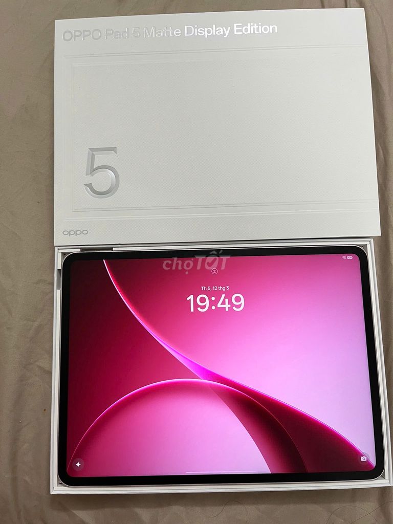 OPPO Pad 5 Matte Display 8GB/256GB. Mua bán Máy tính bảng tại Quận 7 Tp Hồ Chí Minh được đăng bởi Wondo hình 1