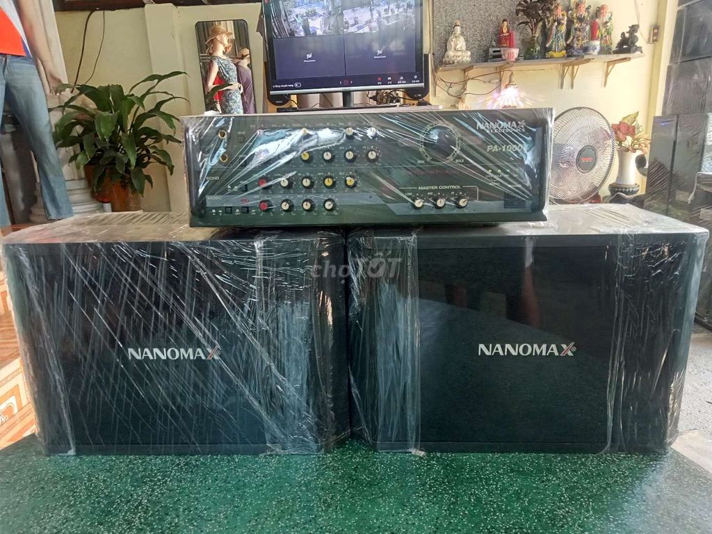 Bộ karaoke Nanomax PA-1000X S-503 Đen. Mua bán Tivi, Âm thanh tại Huyện Củ Chi Tp Hồ Chí Minh được đăng bởi HÒA TRẦN 1 hình 1