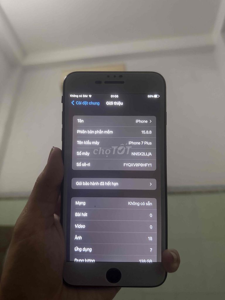 Apple iPhone 7 Plus 128GB Quốc tế pin 100% 80%. Mua bán Điện thoại tại Quận Bình Tân Tp Hồ Chí Minh được đăng bởi Khang Trần hình 1