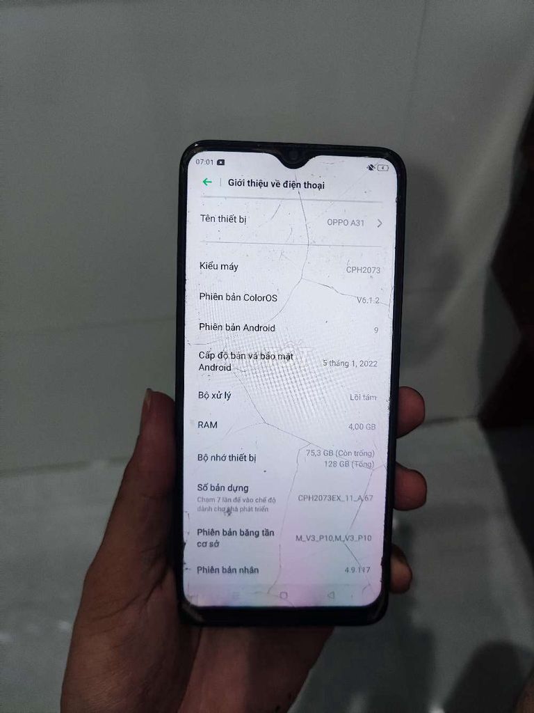 OPPO A31 128GB Đã qua sử dụng. Mua bán Điện thoại tại Thị xã Bình Long Bình Phước được đăng bởi Ngọc Thịnh hình 1