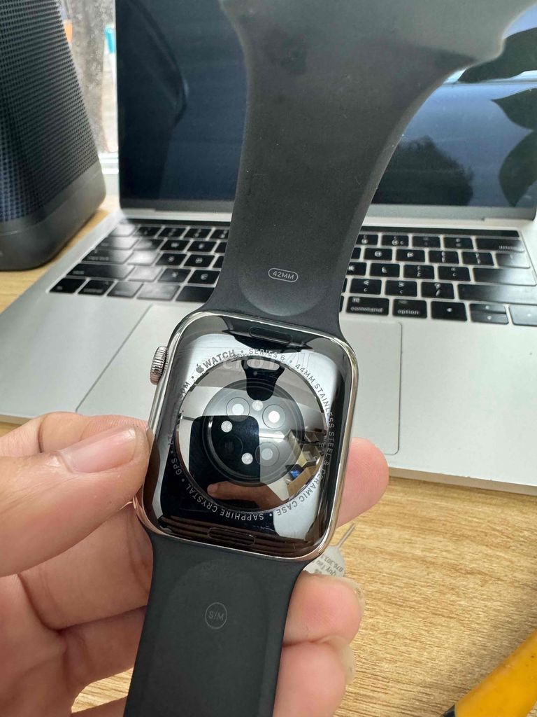 apple watch s6/44 thép đẹp98