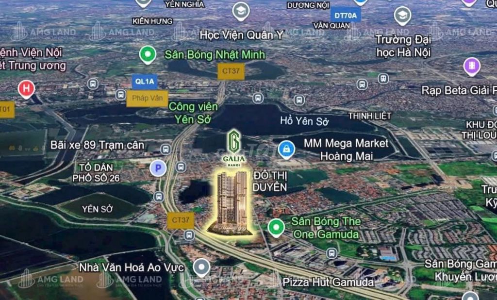Продается квартира 2B+1 Galia Hoang Mai, первоначальная цена HMB