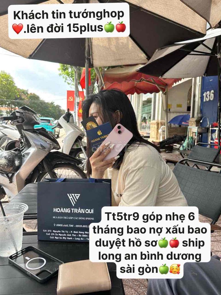 bán iphone trả góp bao nợ xấu. Mua bán Điện thoại tại Huyện Hóc Môn Tp Hồ Chí Minh được đăng bởi Hồng Phượng hình 1