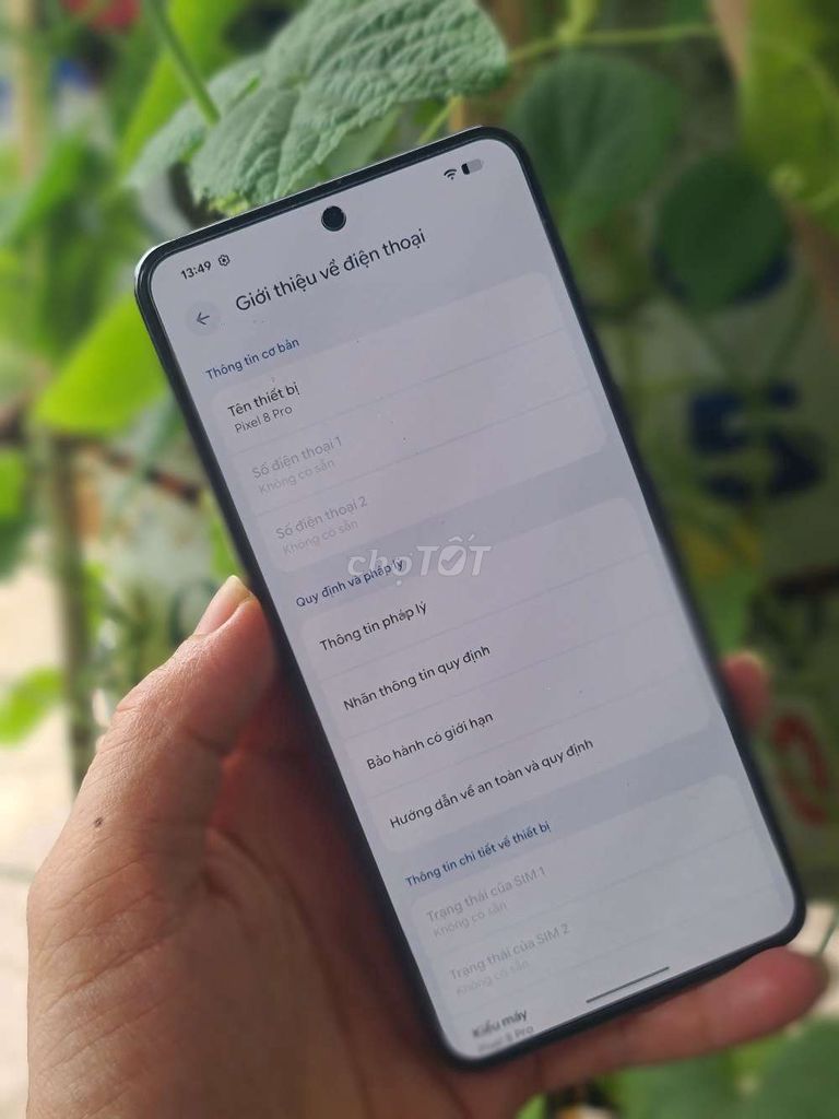 Google Pixel 8 Pro lock 128GB Đen 98%. Mua bán Điện thoại tại Quận Bình Tân Tp Hồ Chí Minh được đăng bởi nguyễn sang  hình 1